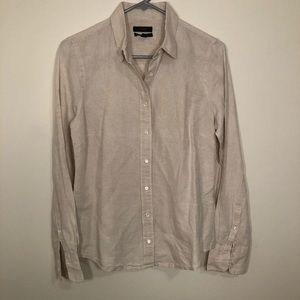 J Crew linen button up